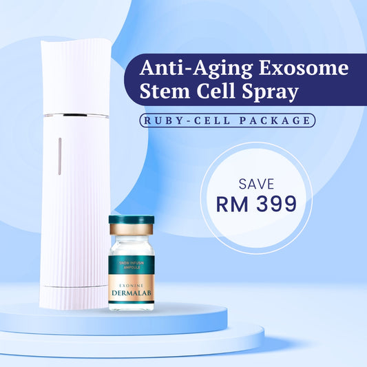 Ruby-Cell EXONINE Package | Anti-Aging Exosome Stem Cell Spray