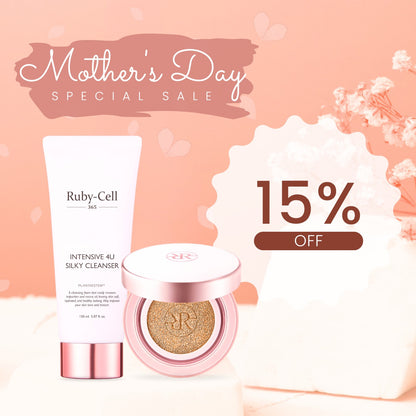 Ruby-Cell Mother's Day Special | Glow Ampoule + Silky Cleanser