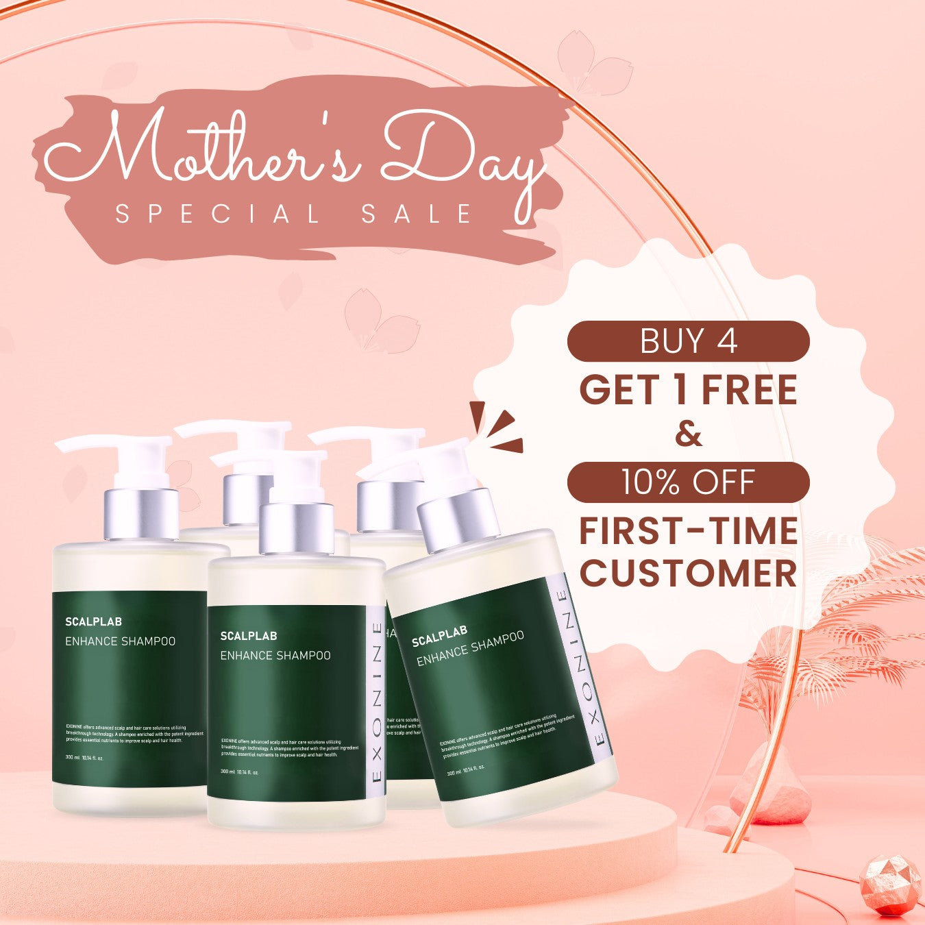 Ruby-Cell Mother's Day Special | EXONINE Scalplab Buy 4 FREE 1