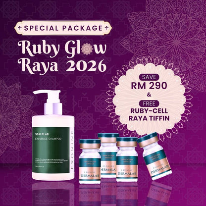 Ruby-Cell Raya Special | Shampoo + Snow Infusin Ampoule