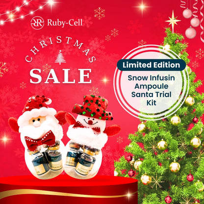 EXONINE Limited Edition Santa Trial Kit | DERMALAB Snow Infusin Ampoule (4 Bottles)