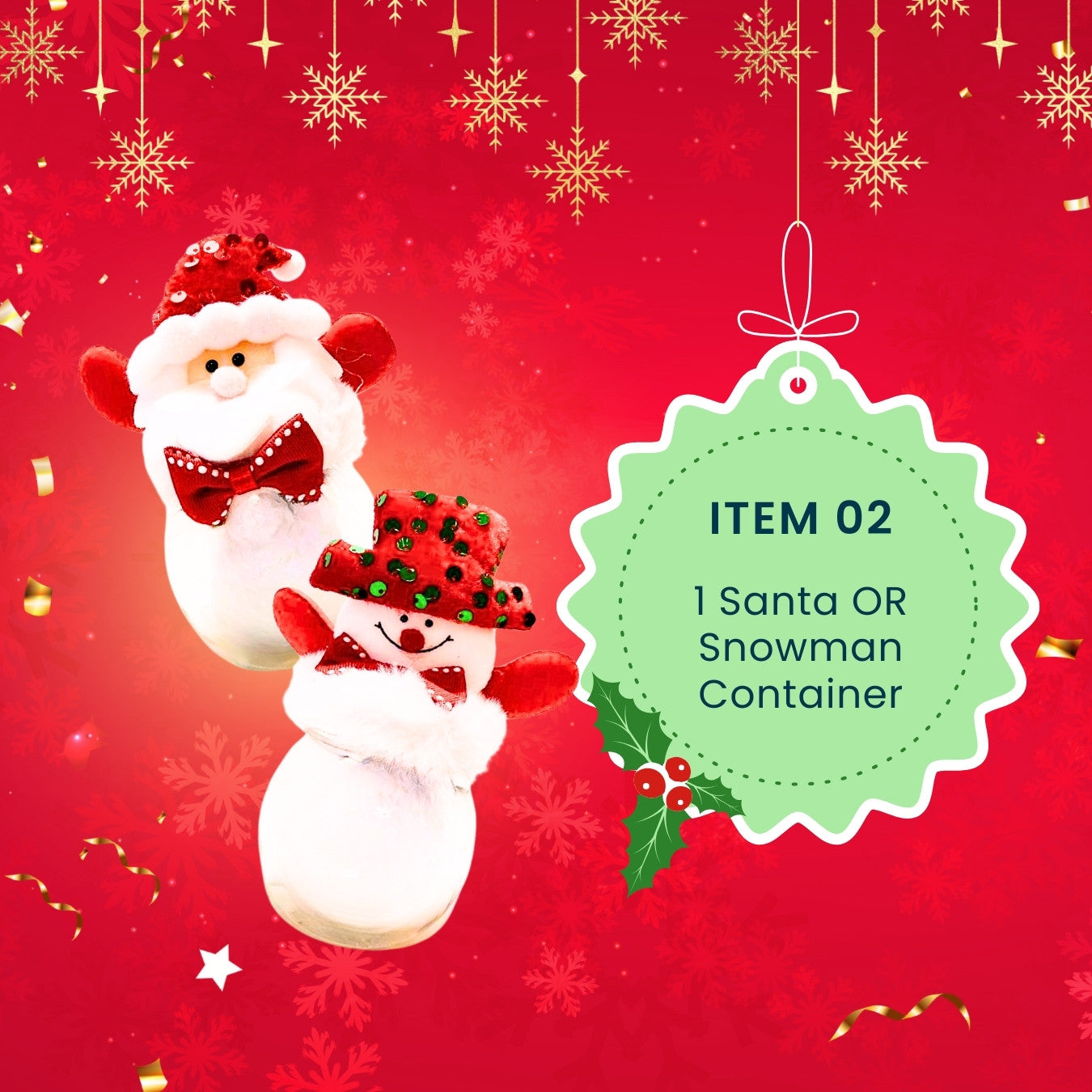 EXONINE Limited Edition Santa Trial Kit | DERMALAB Snow Infusin Ampoule (4 Bottles)